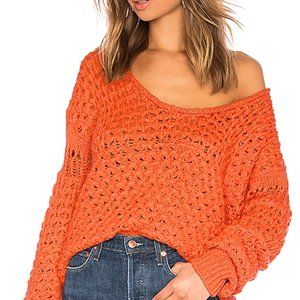 Free People Oversized Chunky Pullover Sweater